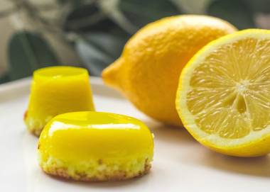Quindim sabor limão siciliano